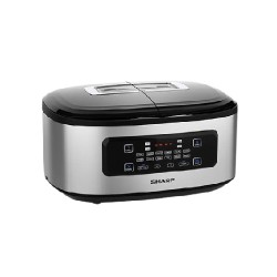 SHARP 1.8L (0.9L x 2) Twin Cooker - KNW509SL