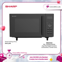 SHARP 30L Microwave oven with convection, R8521GK