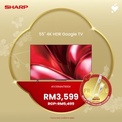 (CNY) SHARP AQUOS TRU 55 Inch 4K UHD TV - 4TC55GN7000X