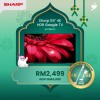 (PROMO) SHARP AQUOS 55 inch 4K UHD Google TV - 4TC55FL1X
