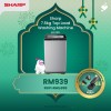 (PROMO) SHARP 7kg Full Auto Top Load Washer - ESX7021