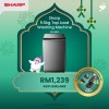(PROMO) SHARP 9.5kg Full Auto Washing Machine - ESX9521
