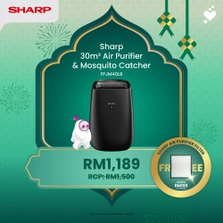 (PROMO) SHARP 30m² Plasmacluster Technology Air Purifier with Mosquito Catcher - FPJM40LB