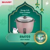 (PROMO) SHARP 2.8L Rice Cooker - KSH288SPK