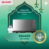 (PROMO) SHARP 23L Digital Dial Flatbed Microwave Oven - R2321FGK