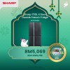 (PROMO) SHARP 700L Avance Refrigerator - SJF821VMSS