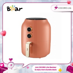 Bear- Air Fryer 3.6L Capacity Knob Control 360° Circulating Heating BAF-OM36L