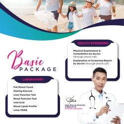 Cocoro Life Basic Health Screening Exclusive Package [Note: Member Price: RM120]