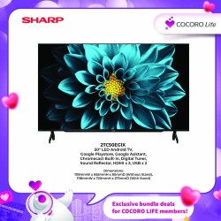 SHARP 50" LED Android TV, 2TC50EG1X