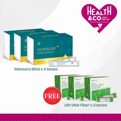 MJ - [Health Restore Bundle B3F3]-3 Box Reinsure 60s +3 Box Life Vital Fiber