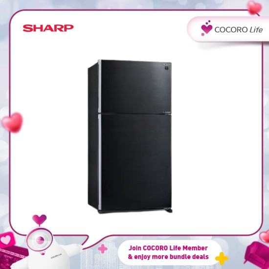 SHARP 610L Pelican Refrigerator - SJP601MFMK