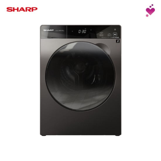 SHARP 10.5kg /7kg , J-Tech Inverter Front Load Washer Dryer - ESDK1054PMS