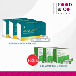 MJ - [Health Restore Bundle B3F3]-3 Box Reinsure 60s +3 Box Life Vital Fiber