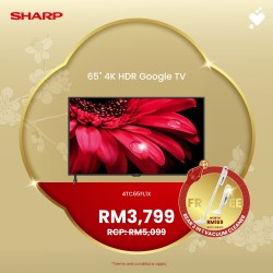 (CNY) SHARP AQUOS 55 inch 4K UHD Google TV - 4TC65FL1X