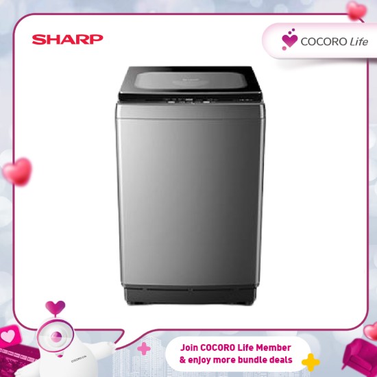 (PROMO) SHARP 12.5kg Washing Machine - ESX1221