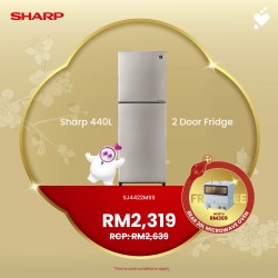 (CNY) SHARP 440L Refrigerator - SJ4422MSS