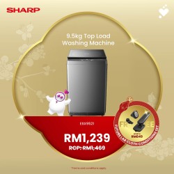 (CNY) SHARP 9.5kg Full Auto Washing Machine - ESX9521