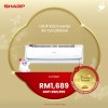 (CNY) SHARP 1.0HP Inverter Air Conditioner - AHX10BED