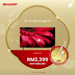 (CNY) SHARP AQUOS 50 inch 4K UHD Google TV - 4TC50FL1X