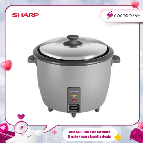 SHARP 1.8L Rice Cooker - KSH188SSL