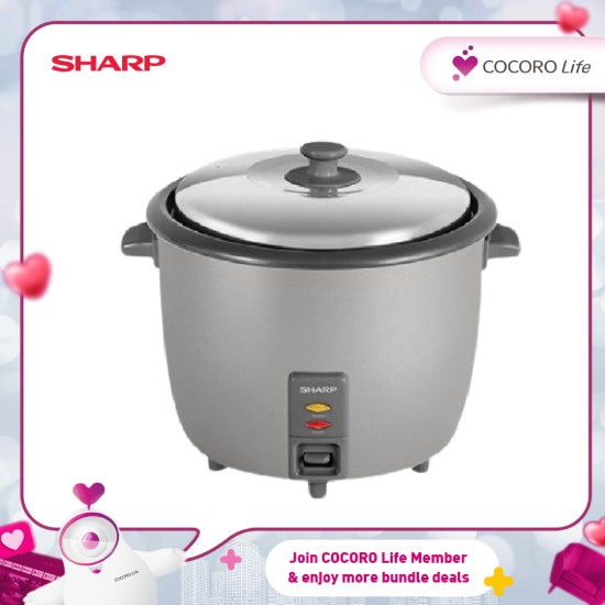 SHARP 2.2L Rice Cooker - KSH228SSL