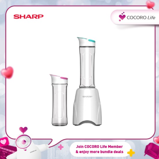 (PROMO) SHARP 0.6L Personal Blender - EM60PMWH