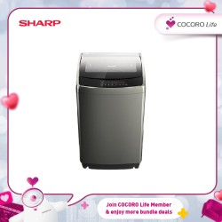 SHARP 14kg Full Auto Top Load Washer - ESY1419