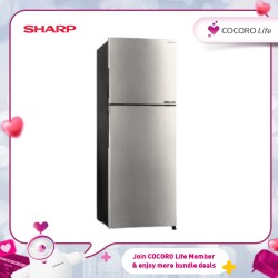 SHARP 320L Folio Refrigerator - SJ3222MSS