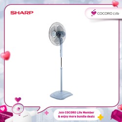 SHARP 16 Inch Stand Fan - PJS169BL