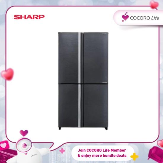 SHARP 700L Avance Refrigerator - SJF821VMSS