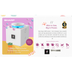 [Free and Easy Pack] Sharp Air Purifier + Sharp Face Shield + Face Mask