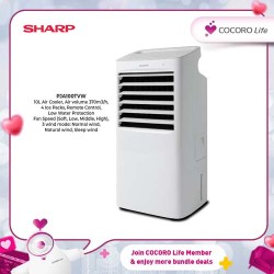 "10L Air Cooler, Air volume 370m3/h, 4 Ice Packs, Remote Control, Low Water Protection Fan Speed (Soft, Low, Middle, High), 3 wind mode: Normal wind, Natural wind, Sleep wind"
