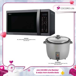 [Summer Best Deal] Microwave Oven with Grill + Rice Cooker 2.8L