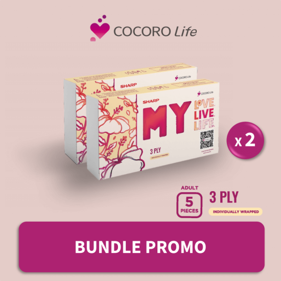 Cocoro Life 3 Ply Disposable Face Mask [Limited Edition] [2 boxes] [Bundle Promo]