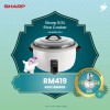 (PROMO) SHARP 8.5L Rice Cooker - KSH858CWH